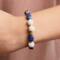 Sodalite and Lava Stone Bracelet